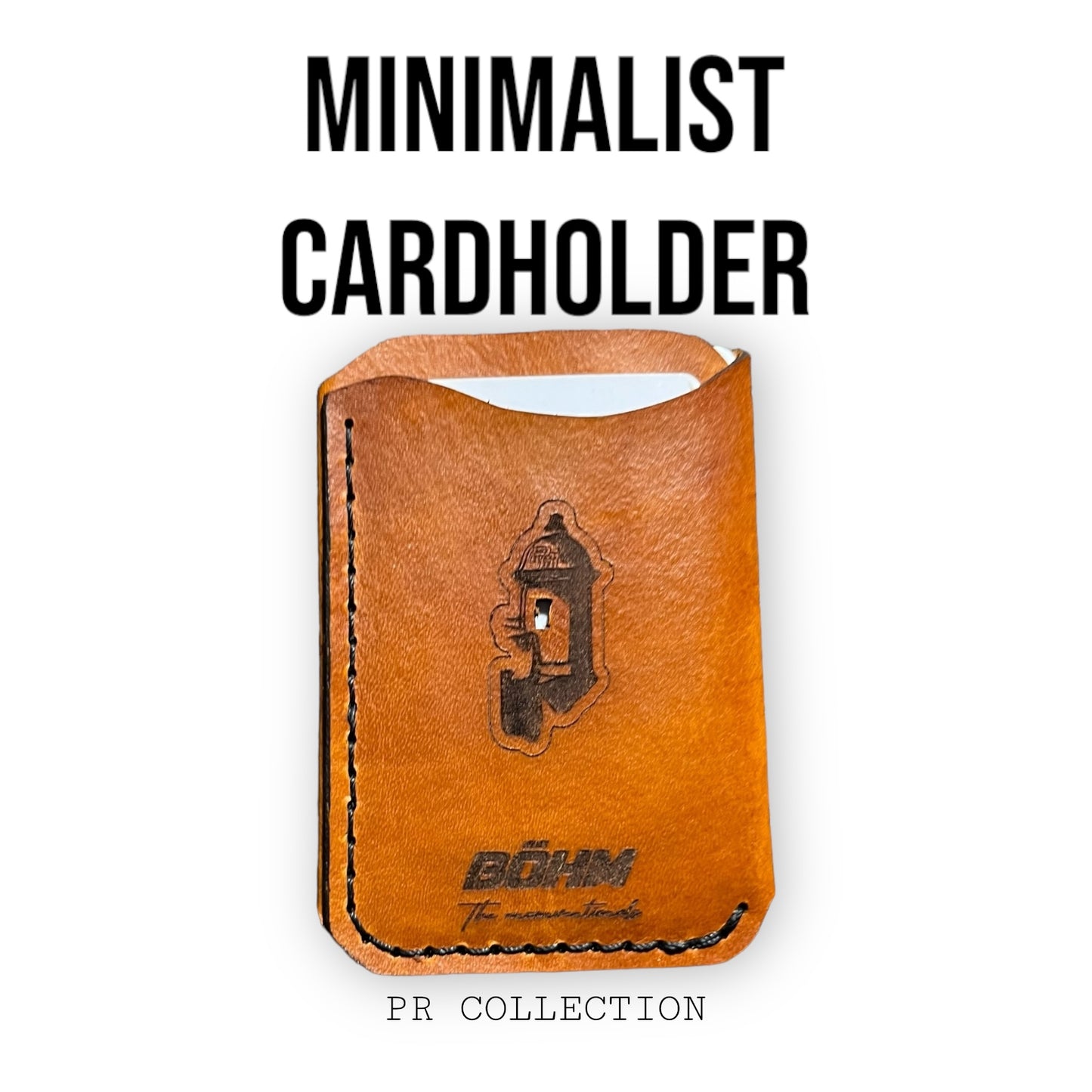 Handmade Leather Cardholder - El Morro Edition Puerto Rico